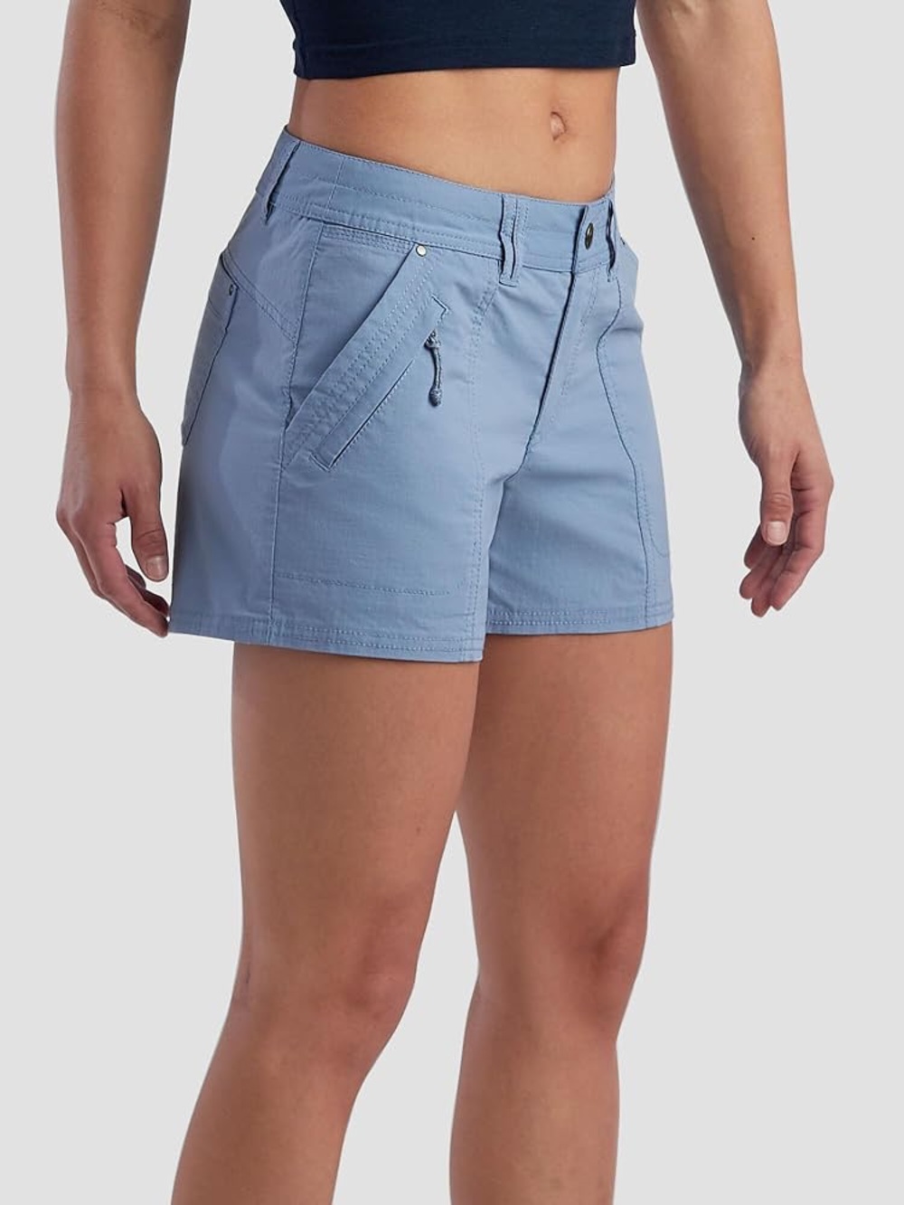 Title Nine Big B Blue 4” Shorts